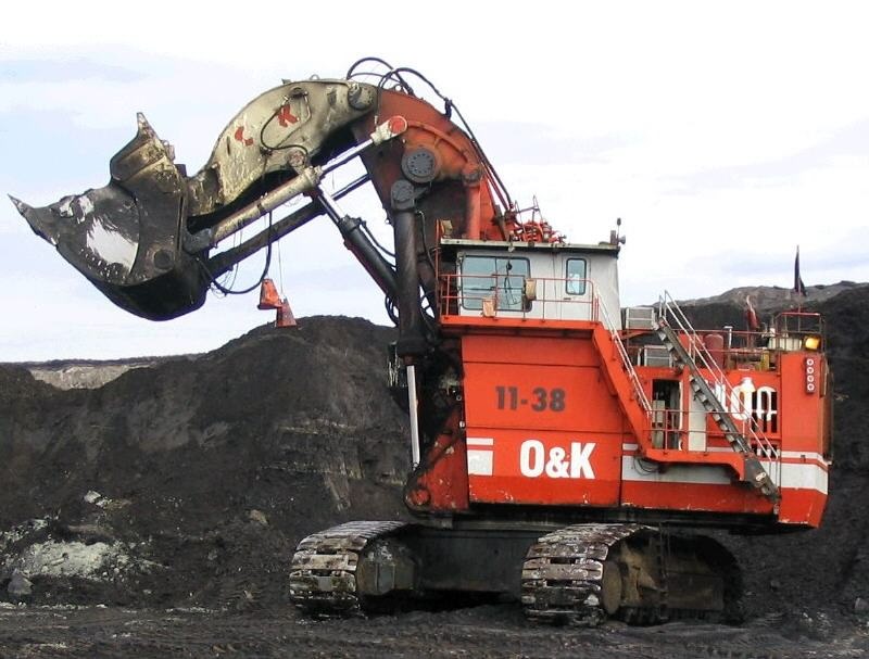 世界上最大的正铲挖掘机——TEREX/o&K_RH400