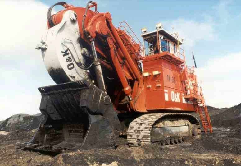 世界上最大的正铲挖掘机——TEREX/o&K_RH400